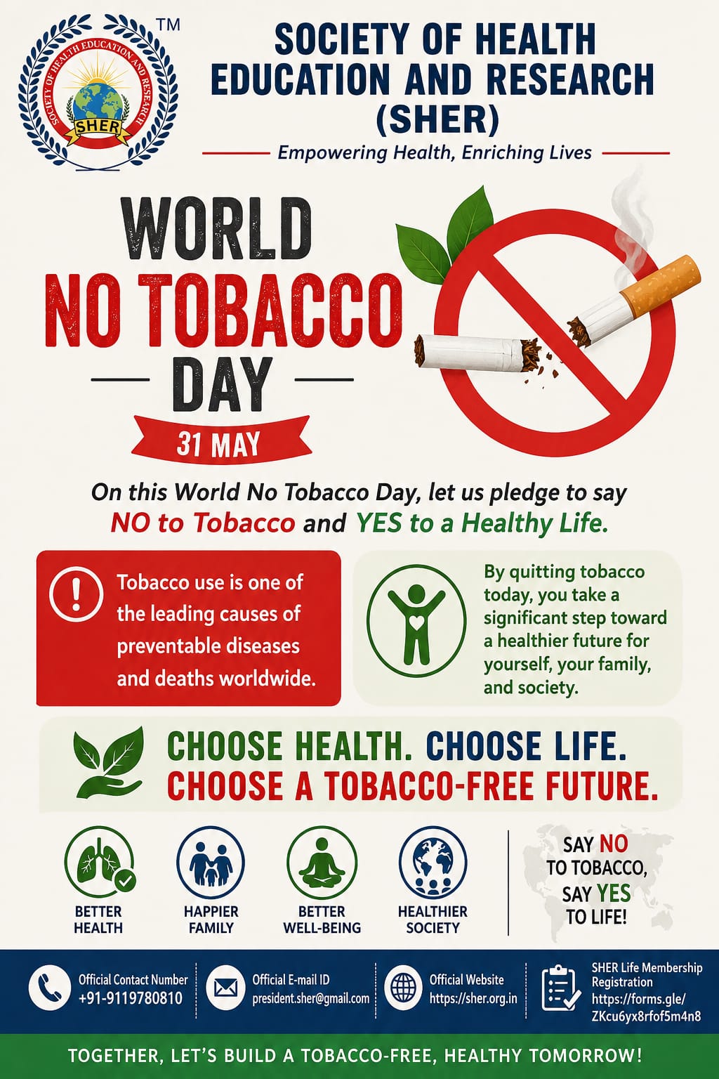 World No Tobacco Day 2026